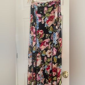 SMYMM Floral Maxi Skirt
